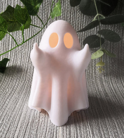 New Creative Resin Craft Glowing Little Ghost Ornament Party Decoration Halloween Atmosphere Small Ornament