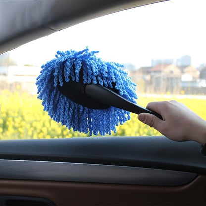 Car Cleaning Duster, 1 Count Soft Dust Removal Plush Brush, Multifunctional Cleaning Tool For Car