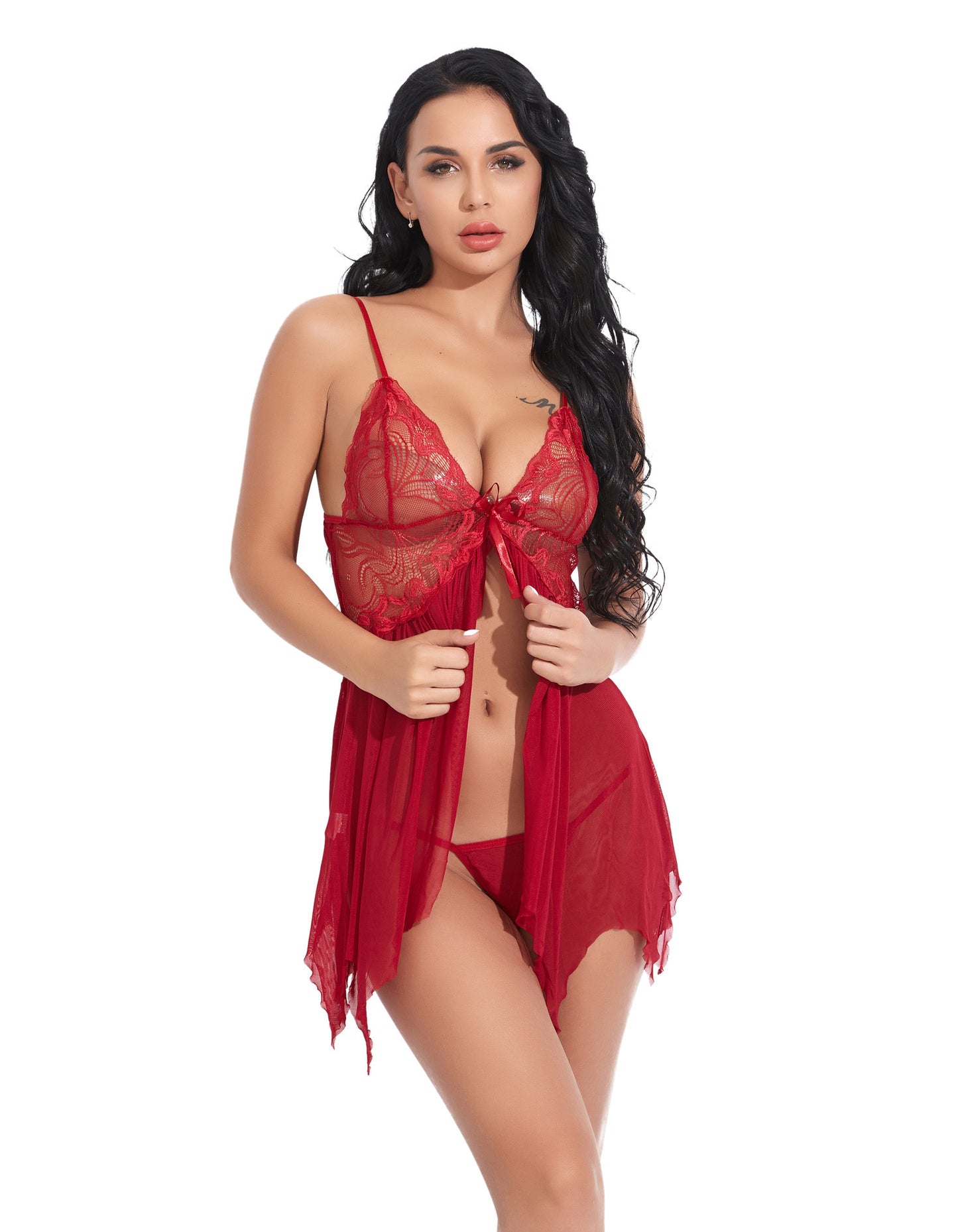 Sexy Mesh Strap Sleepwear in Multiple Colors - New Arrival for Women