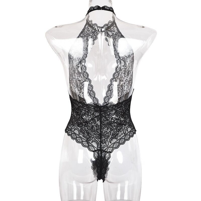 2025 New Arrival - Couple's Sexy Fashion Bodysuit with Lace Edging, Hollow Out, V-Neck, and Backless Design