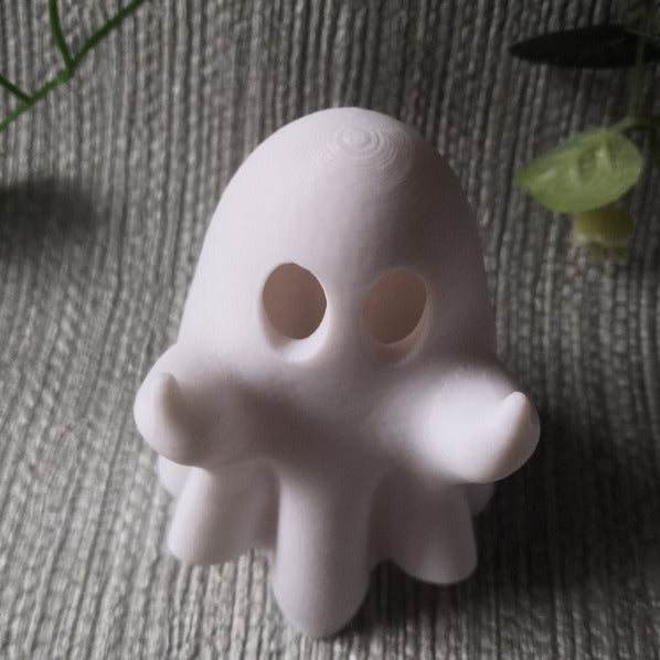 New Creative Resin Craft Glowing Little Ghost Ornament Party Decoration Halloween Atmosphere Small Ornament