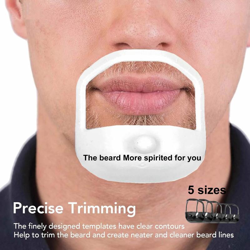 Beard Modeling Template 5-Piece Beard Modeling Template 5PCs Beard Guide