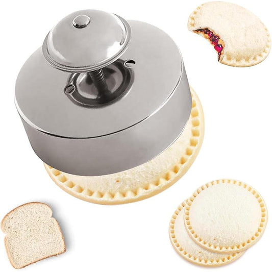 Sandwich Cutter, Sandwich Cutter and Sealer, Sandwich Maker,Uncrustables Peanut Butter and Jelly Sandwiches Tool/PBJ Cutter, Uncrustable Sandwich Maker for Kids, for Thanksgiving/Christmas Day