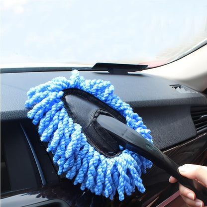 Car Cleaning Duster, 1 Count Soft Dust Removal Plush Brush, Multifunctional Cleaning Tool For Car