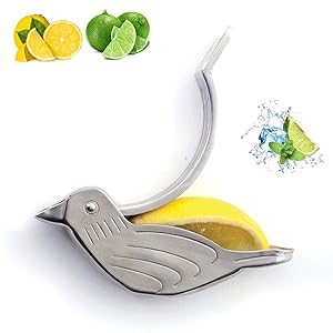 Elegant Bird Stainless Steel Manual Lemon Juicer and Lime Squeezer, Manual Lemon Juicer, Stainless Steel Fruit Juicer Portable Lemon Citrus Bird Lemon Juicer Kitchen Gadget Manual Lemon Juicer