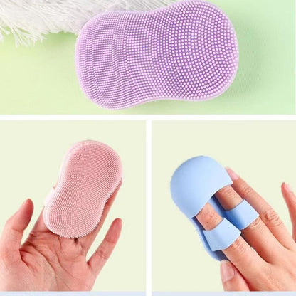 Mini Finger Facial Brush Soft Bristles Silicone Facial Brush Massage Makeup Remove Facial Cleanser Facial Brush