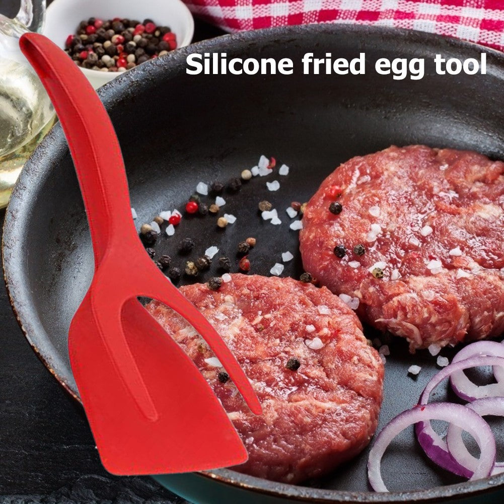 Steak Tongs and Fried Fish and Egg Tongs 2-in-1