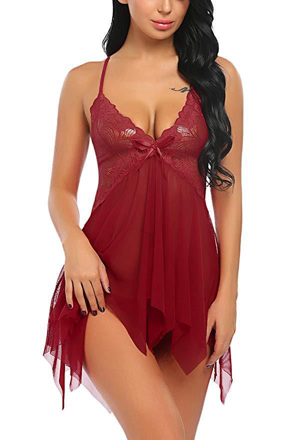 Sexy Mesh Strap Sleepwear in Multiple Colors - New Arrival for Women