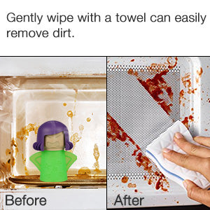 Angry Mama Microwave Cleaner Angry Mom Microwave Oven Steam Cleaner and Disinfects With Vinegar and Water for Kitchens, Steamer Cleaning Equipment Cleans the Crud in Minutes