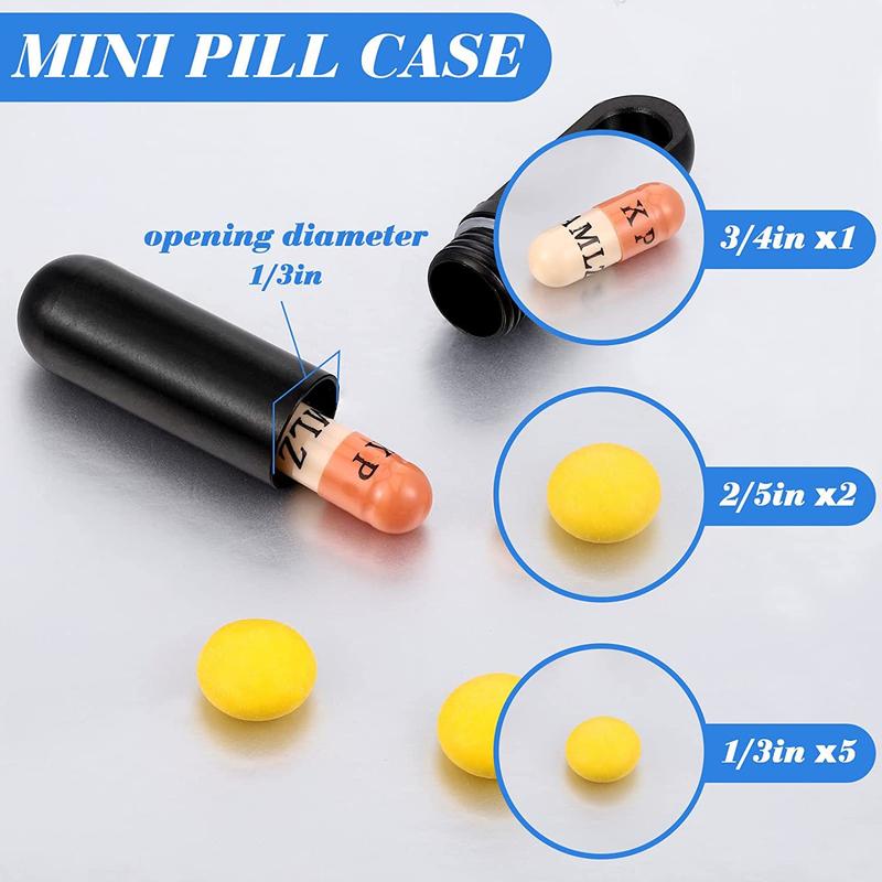 Stainless Steel Small Medicine Bottle Titanium Alloy Small Medicine Bottle Portable Medicine Bottle