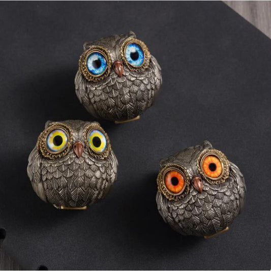 Owl Beads Pendant Owl Home Decoration Resin Craft Ornament