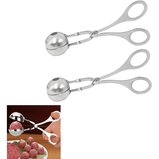 2pcs Stainless Steel Meatballs Maker TikTok Rice Ball Mold l Fried Pork Balls Household Tools Meatball Clip