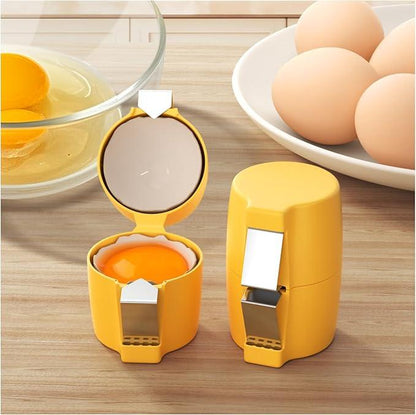 [Christmas Gifts]3 PCS Egg Shell Opener With Box, 2025 New Egg Cracker Tool for Raw Eggs Egg Cracker Egg Peeler Egg Separator for Raw Eggs, Eggs Breaker Kitchen Gadgets for Cooking Bakery, New Year Gift for Mom and Lover