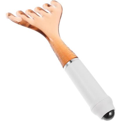 Deer Antler Comb Massage Tool Massage Tools Scalp Massage Tool Deep Relaxation Tool Manual Head Massager Head Scraping Claw Home Head Massager Light Brown Environmental Resin Body Care Comfort