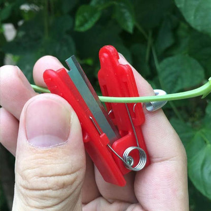 Garden Thumb Knife, Finger Pick Ring Knife, Garden Cutter for Fruits, Vegetables, Flowers, Fruit Finger Picker, Handy Garden Tool