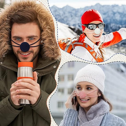 Winter Nose Warmer Knitted Comfortable Nose Cover Soft Ski Outdoor Activities Cold Weather Protection