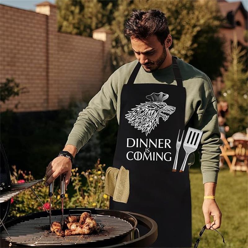 Cookout Apron No Bitchin In My Kitchen Grilling Baking Cooking Gift for Her Mom Funny Aprons Funny Food Apron Novelty Cooking Aprons for Men Black