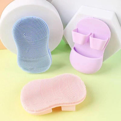 Mini Finger Facial Brush Soft Bristles Silicone Facial Brush Massage Makeup Remove Facial Cleanser Facial Brush