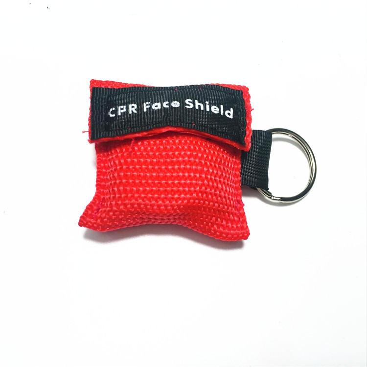 4pcs CPR First-Aid Mask, Keychain Breathing Mask CPR Face Shield