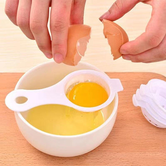 2pcs Egg Yolk Egg White Separator Household Baby Baking Protein Filter Egg Mixture Artifact Egg Commercial Egg Leakage Egg White Kitchen Utensils