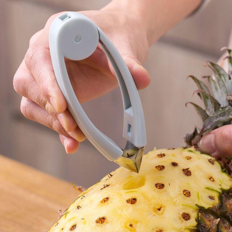 Multi-Functional Special Eye-Digging Device Stainless Steel Eye-Removing Clip Seed-Removing Pineapple Knife Peeler Artifact Hole-Digging